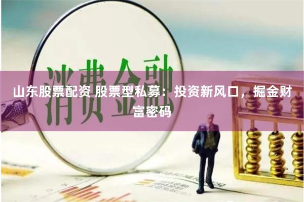 山东股票配资 股票型私募：投资新风口，掘金财富密码