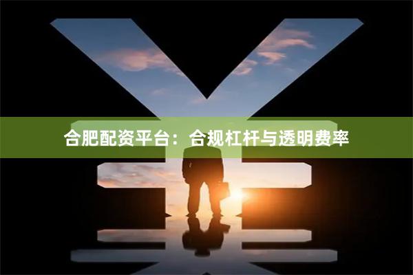 合肥配资平台：合规杠杆与透明费率